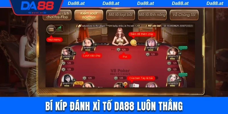 Bí kíp hay để đánh xì tố luôn thắng