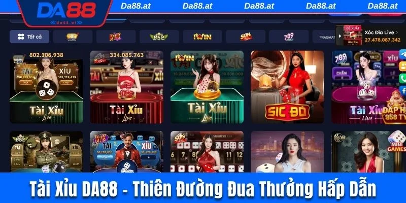 Tài Xỉu DA88 - Tổng Quan Về Game Và Bí Kíp Thắng Cược